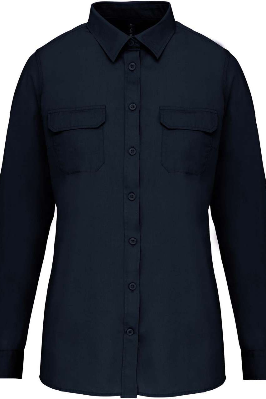LADIES' LONG-SLEEVED SAFARI SHIRT