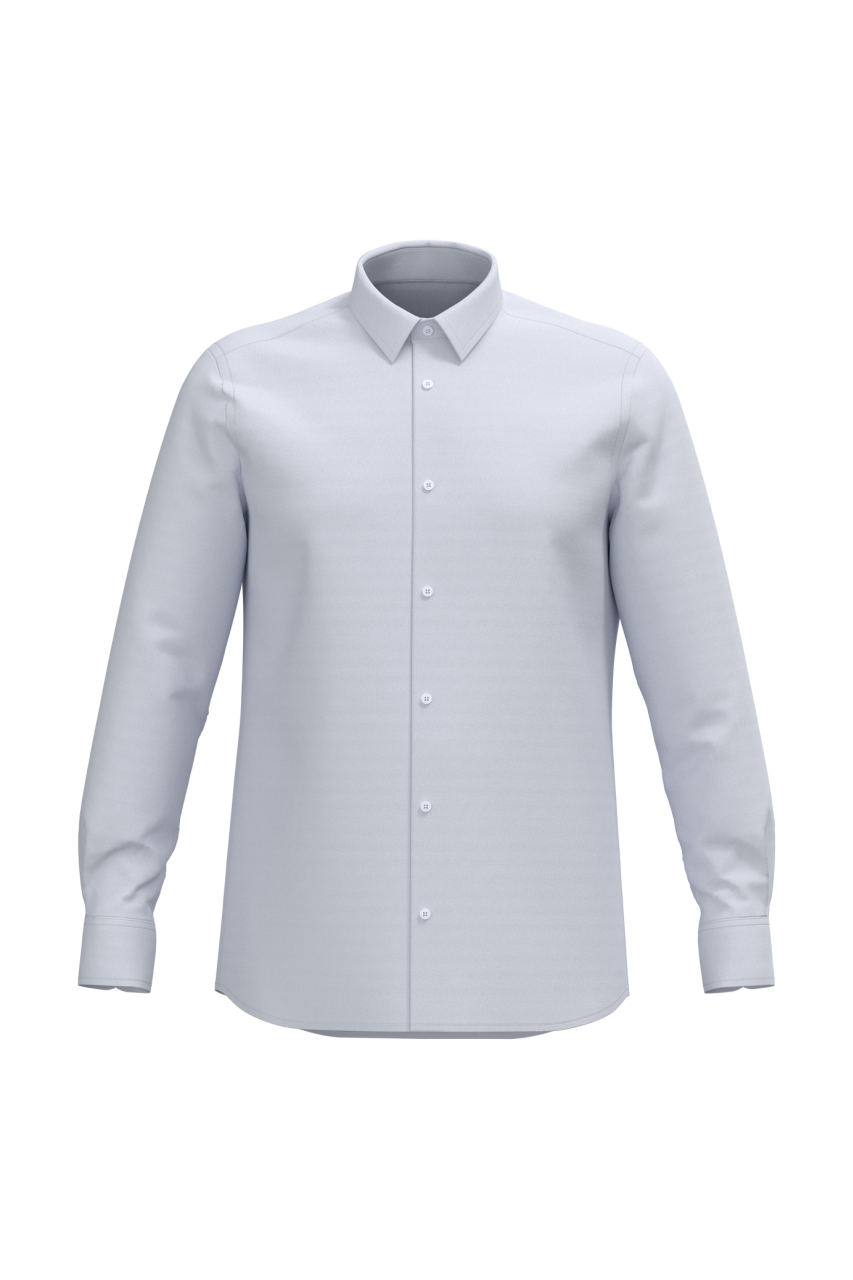MEN LONG-SLEEVED EASY CARE SHIRT WITHOUT POCKET