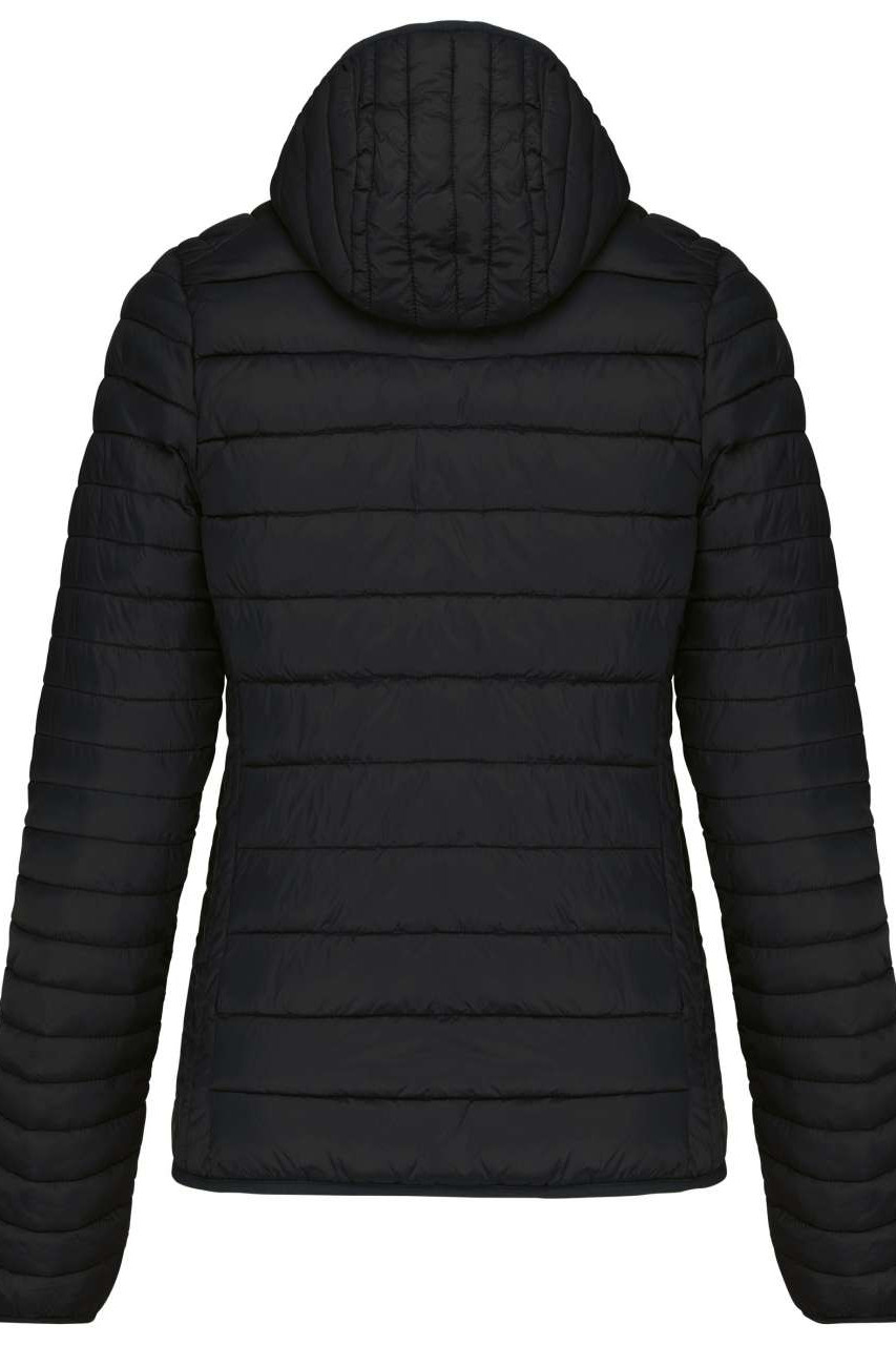 LADIES' LIGHTWEIGHT HOODED PADDED JACKET