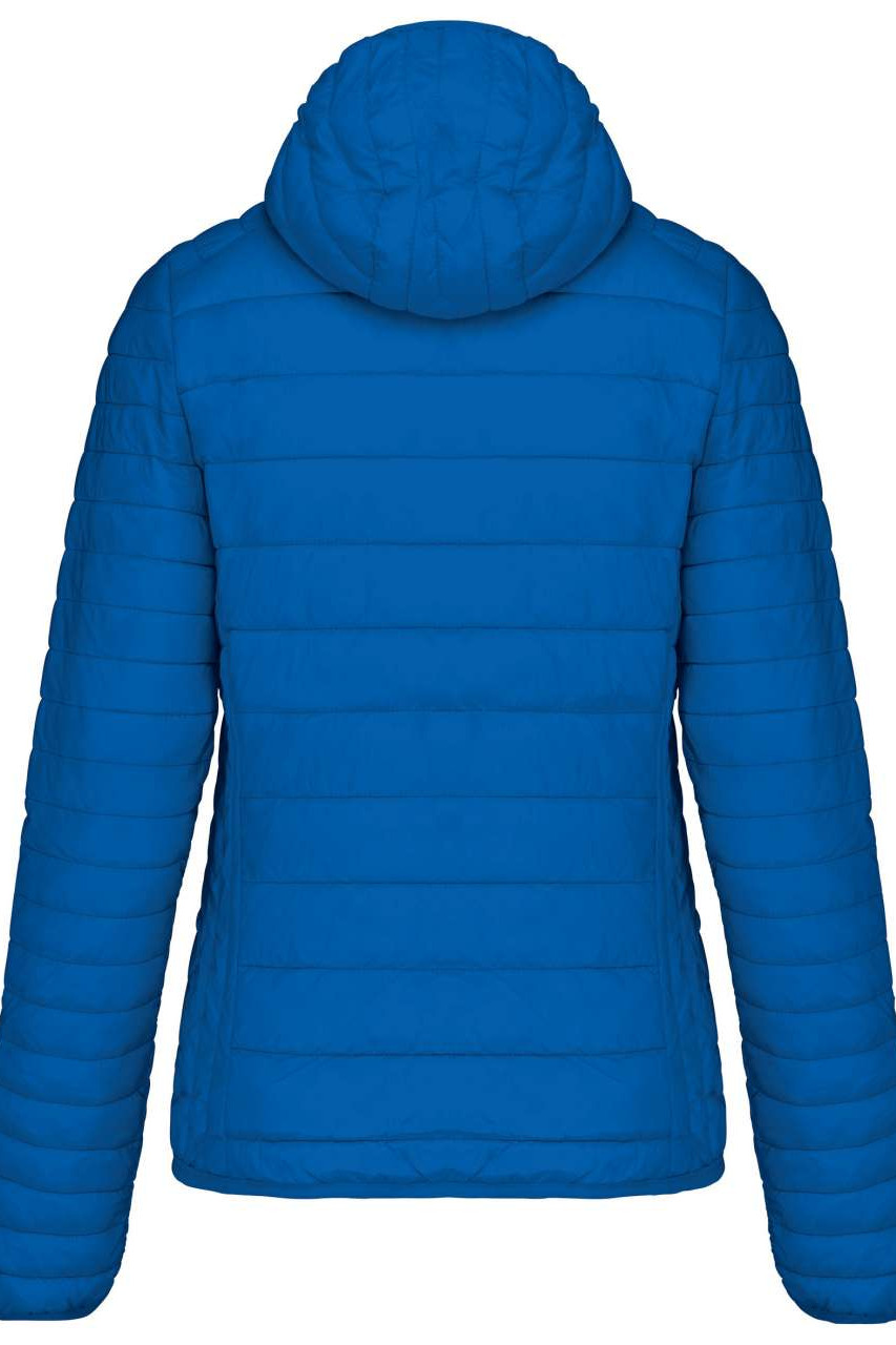 LADIES' LIGHTWEIGHT HOODED PADDED JACKET