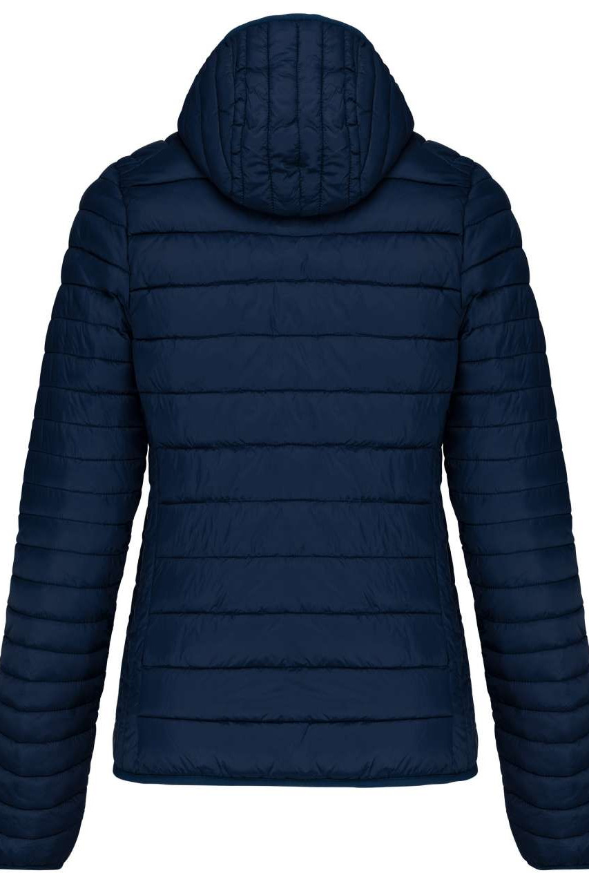 LADIES' LIGHTWEIGHT HOODED PADDED JACKET