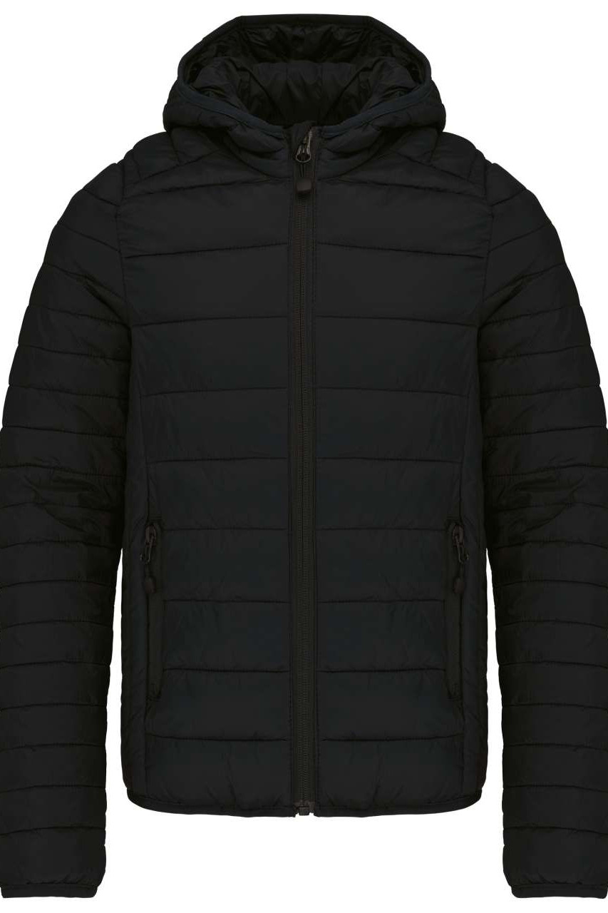 KIDS' LIGHTWEIGHT HOODED PADDED JACKET