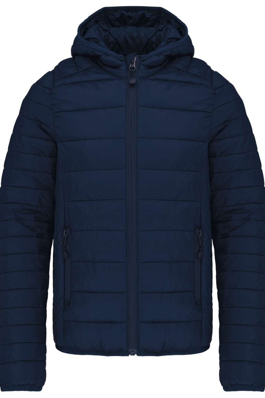 KIDS' LIGHTWEIGHT HOODED PADDED JACKET