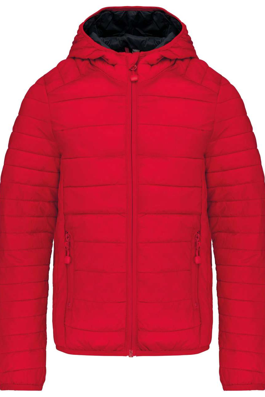 KIDS' LIGHTWEIGHT HOODED PADDED JACKET