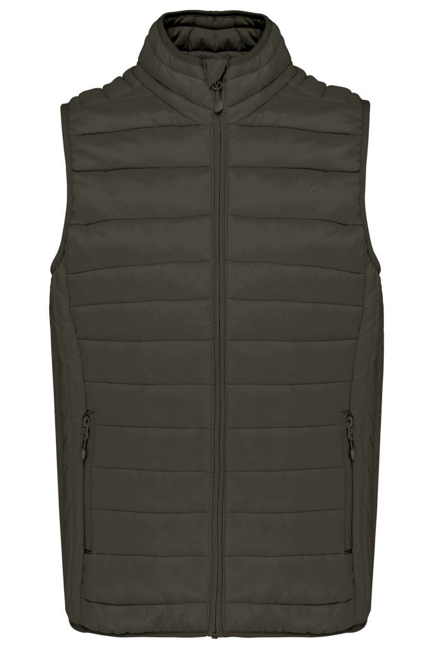 MEN’S LIGHTWEIGHT SLEEVELESS FAKE DOWN JACKET