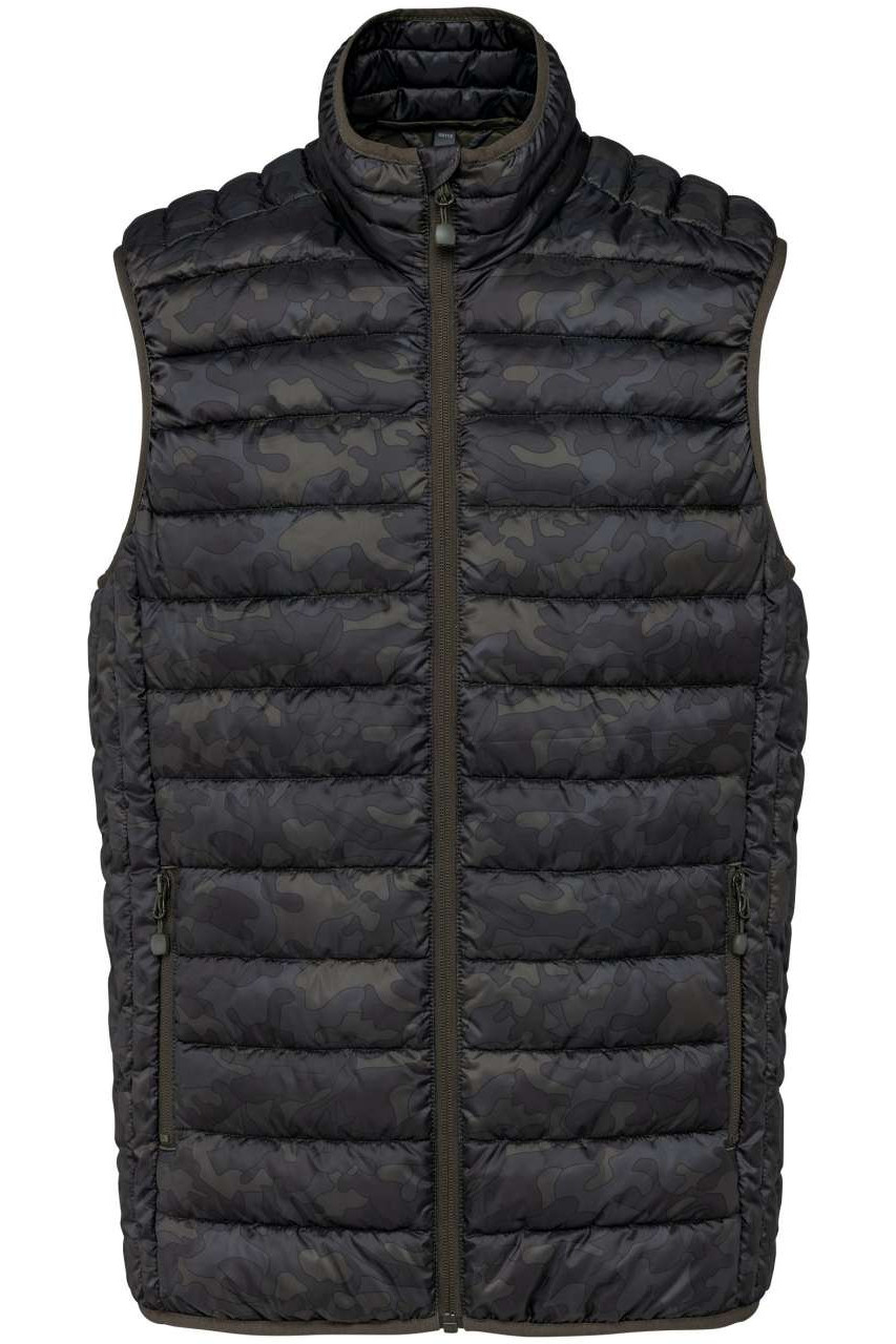 MEN’S LIGHTWEIGHT SLEEVELESS FAKE DOWN JACKET