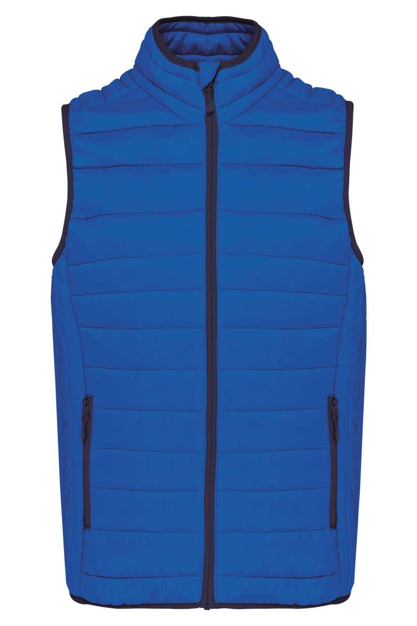 MEN’S LIGHTWEIGHT SLEEVELESS FAKE DOWN JACKET