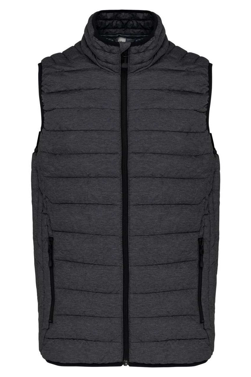MEN’S LIGHTWEIGHT SLEEVELESS FAKE DOWN JACKET