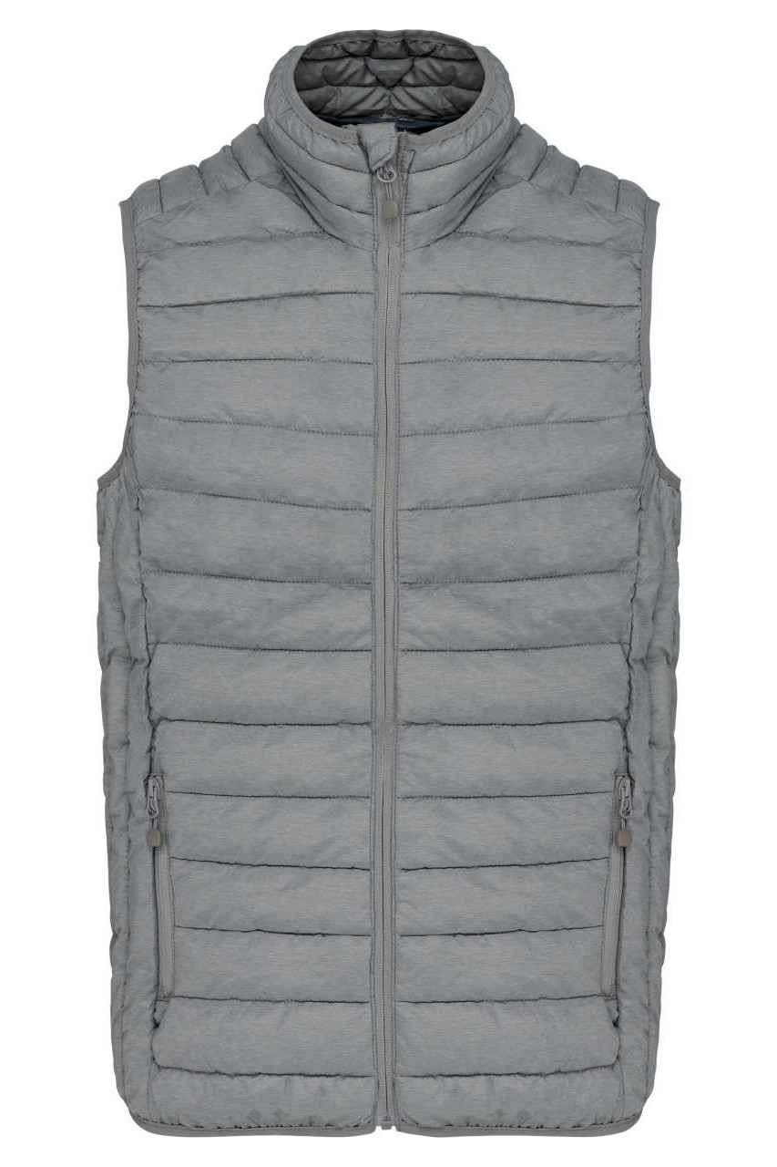 MEN’S LIGHTWEIGHT SLEEVELESS FAKE DOWN JACKET