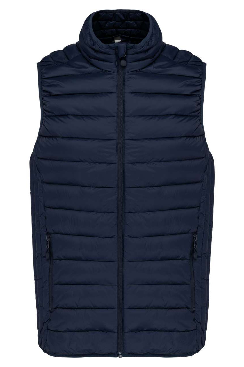 MEN’S LIGHTWEIGHT SLEEVELESS FAKE DOWN JACKET