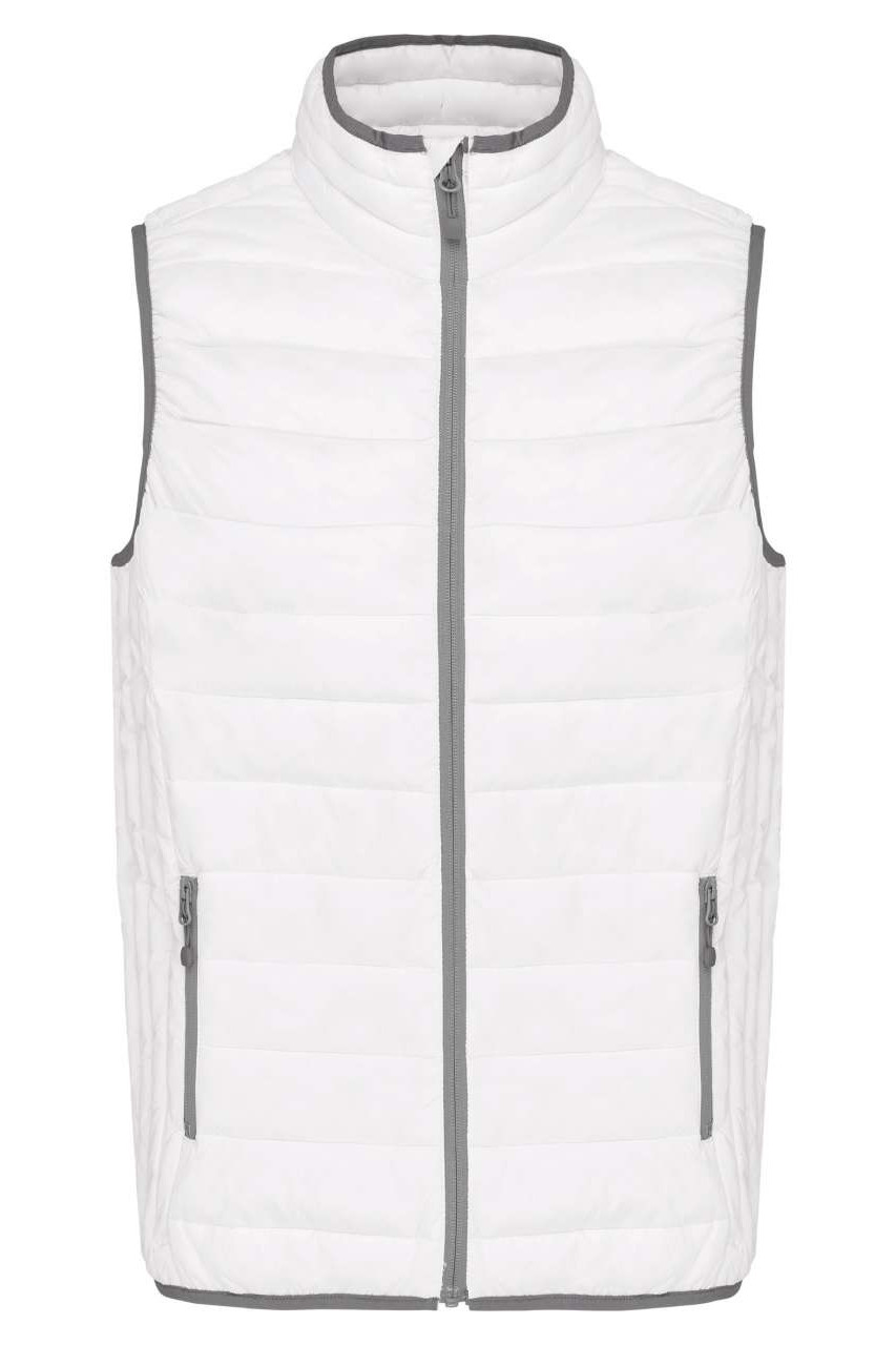 MEN’S LIGHTWEIGHT SLEEVELESS FAKE DOWN JACKET