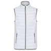 LADIES' LIGHTWEIGHT SLEEVELESS FAKE DOWN JACKET