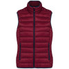 LADIES' LIGHTWEIGHT SLEEVELESS FAKE DOWN JACKET