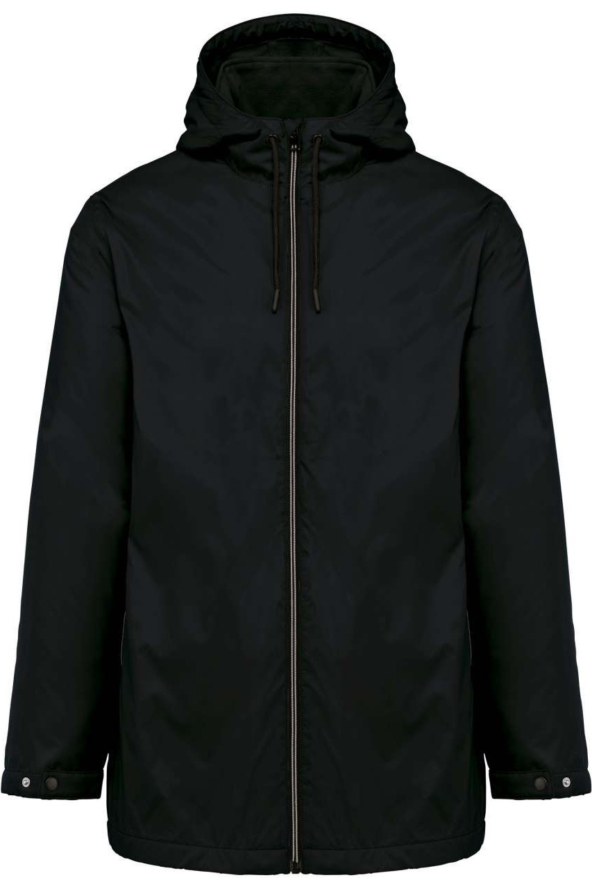 UNISEX HOODED JACKET WITH MICRO-POLARFLEECE LINING