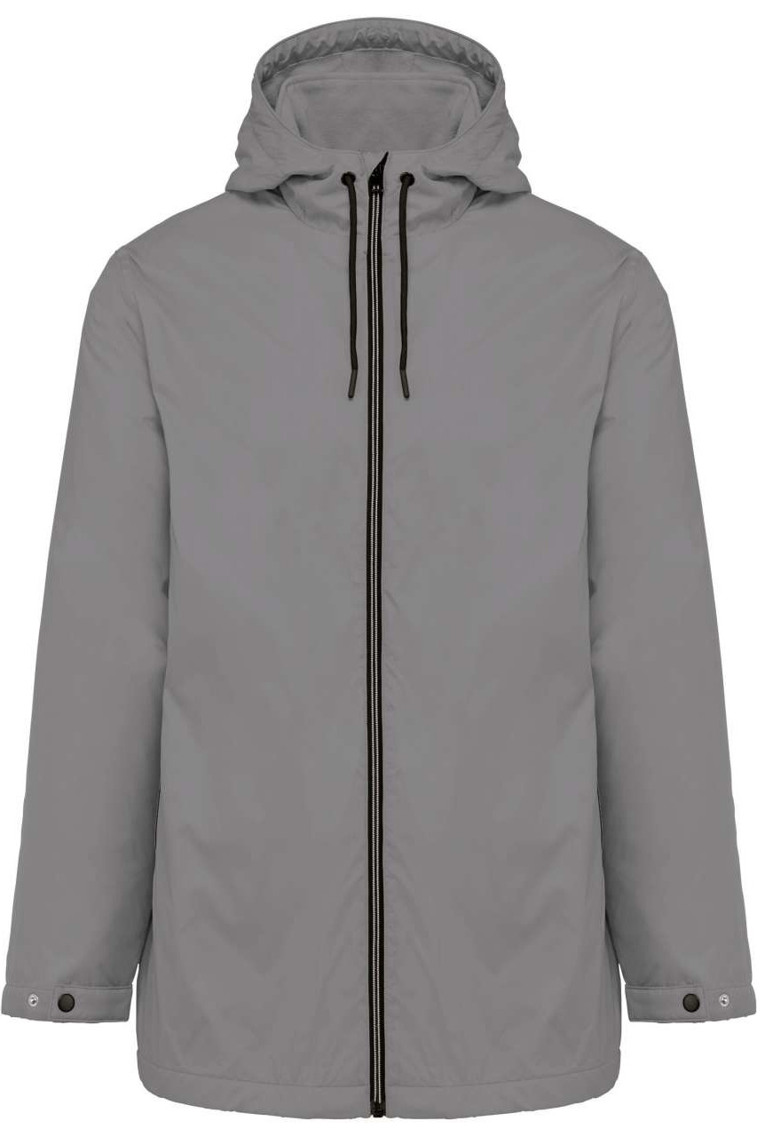UNISEX HOODED JACKET WITH MICRO-POLARFLEECE LINING