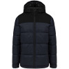 UNISEX BI-TONE PADDED JACKET WITH HOOD