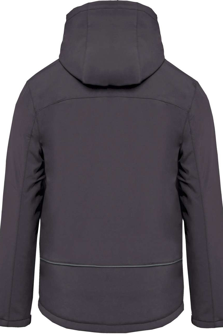 MEN'S HOODED SOFTSHELL LINED PARKA