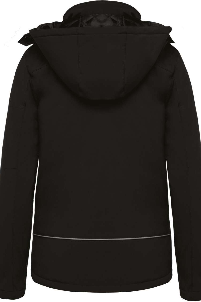 LADIES’ HOODED SOFTSHELL LINED PARKA