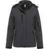 LADIES’ HOODED SOFTSHELL LINED PARKA