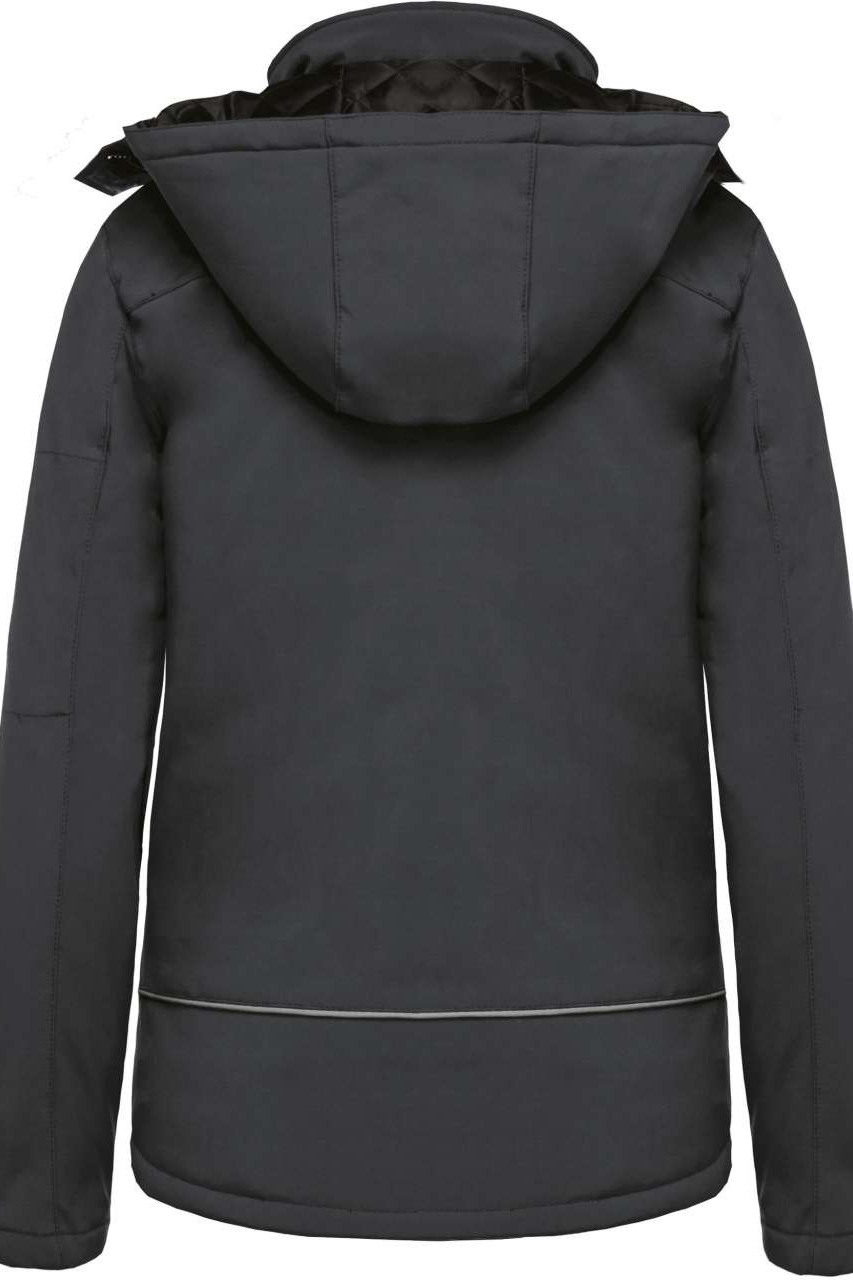 LADIES’ HOODED SOFTSHELL LINED PARKA