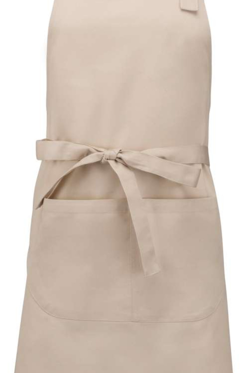 COTTON APRON WITH POCKET