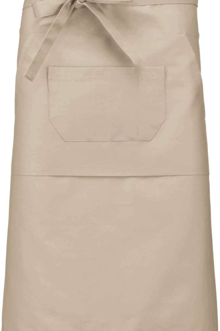 POLYCOTTON LONG APRON