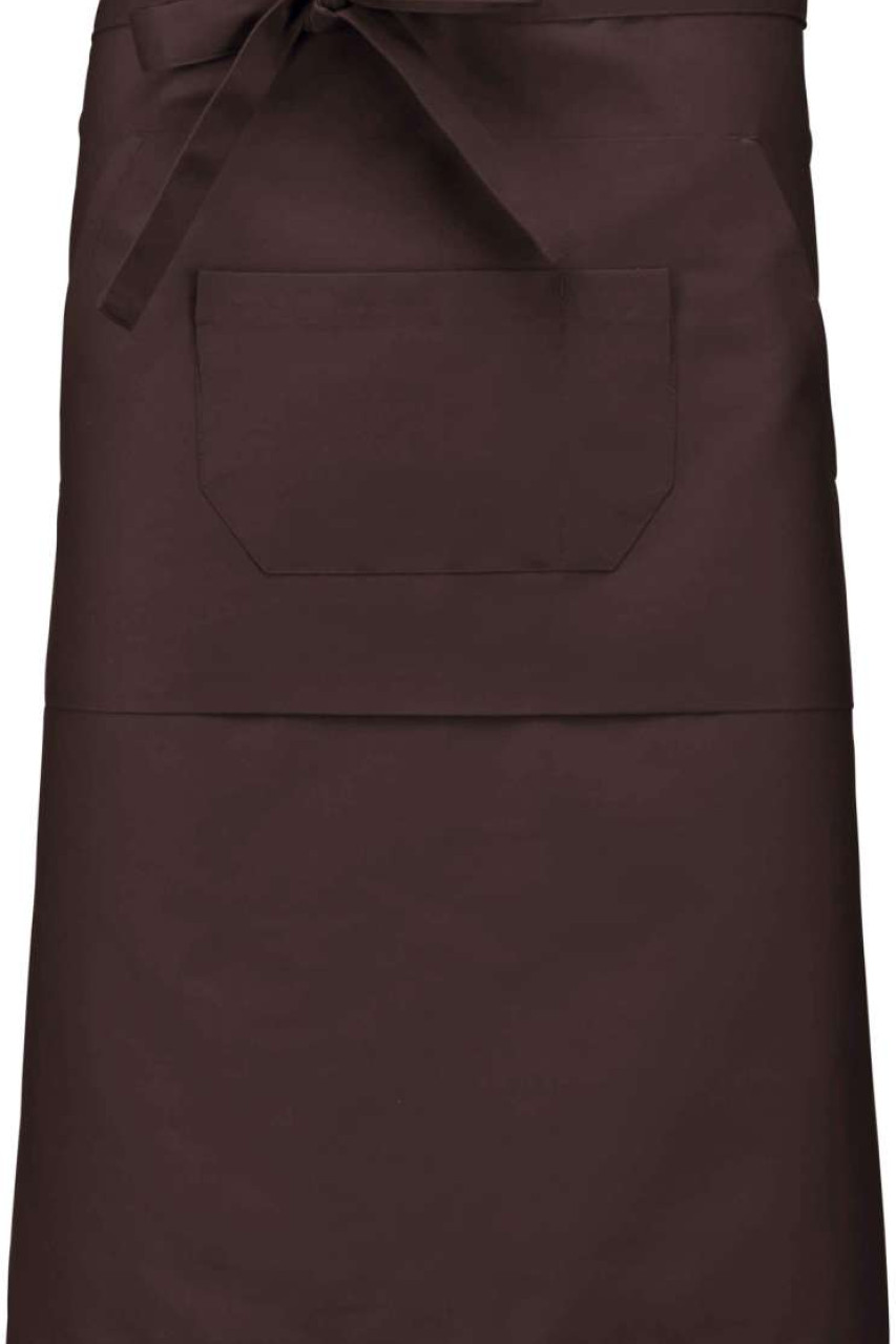 POLYCOTTON LONG APRON