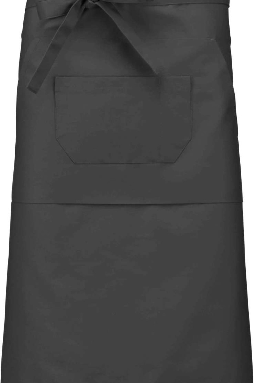 POLYCOTTON LONG APRON