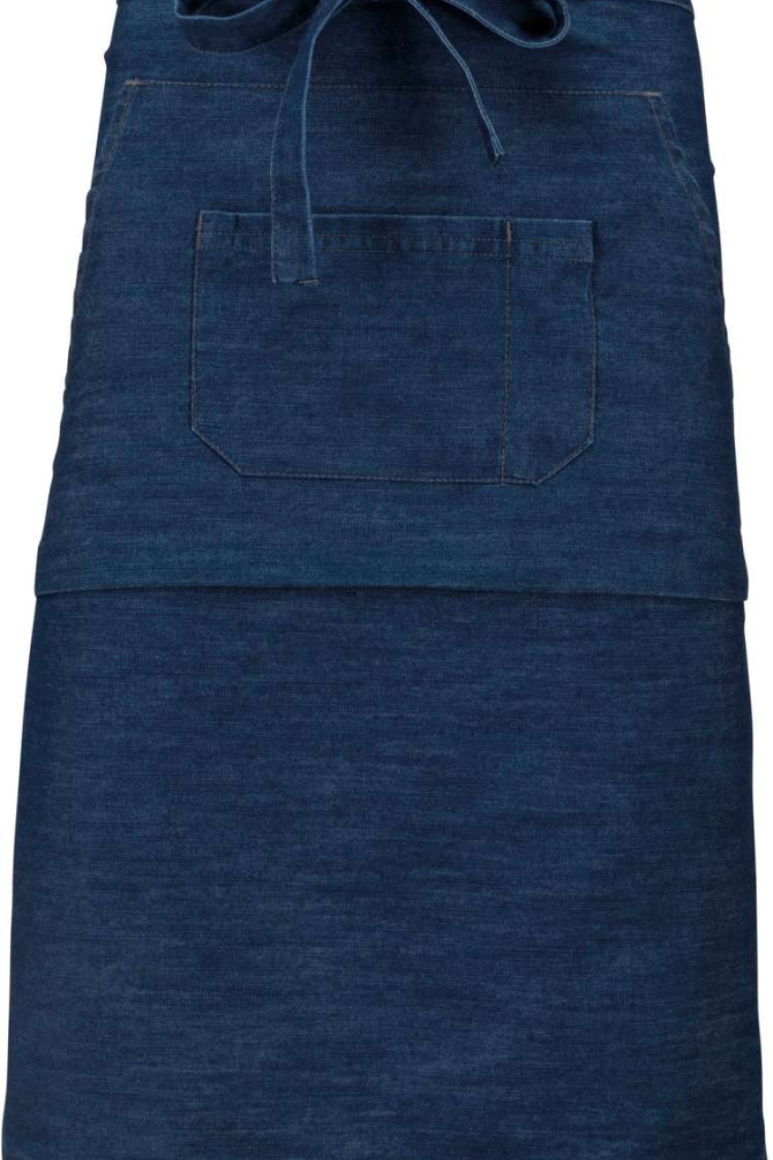 POLYCOTTON LONG APRON