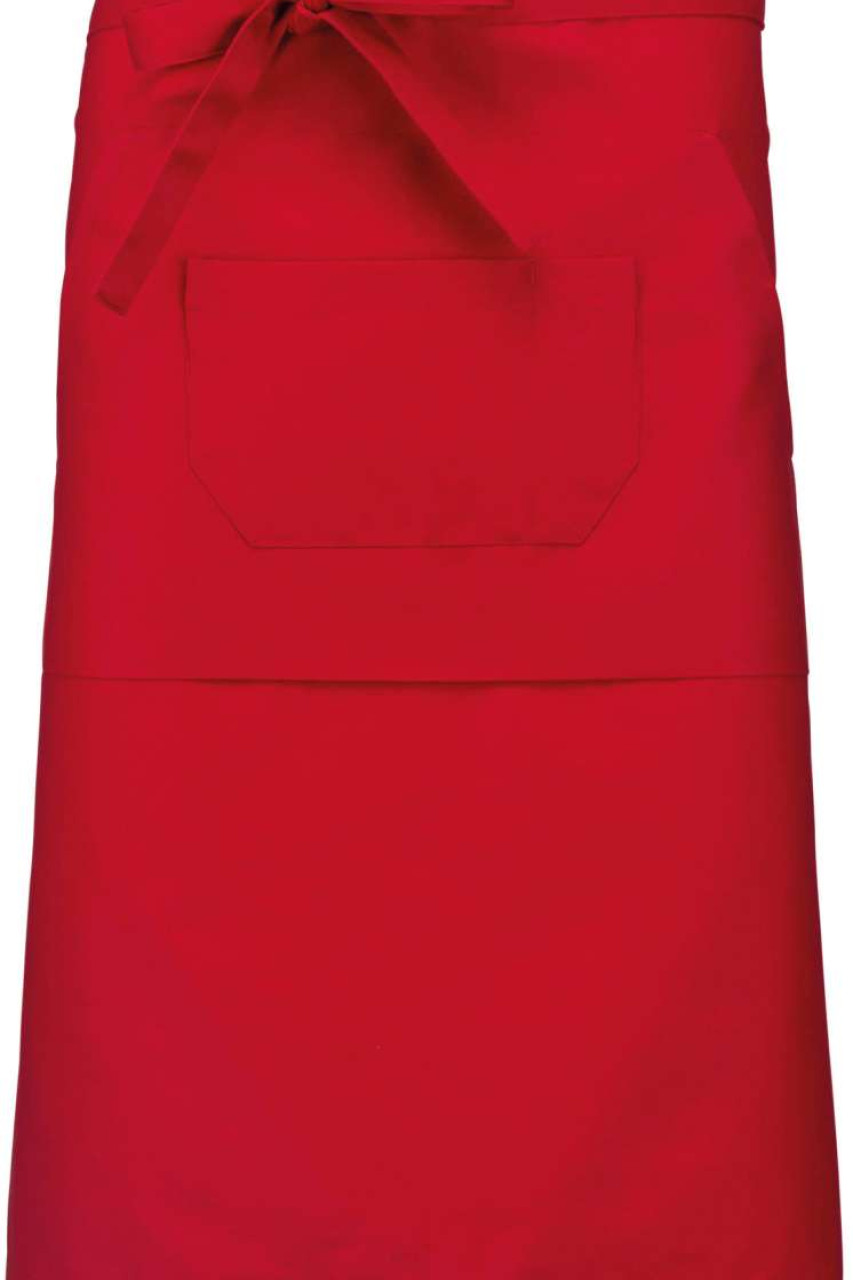 POLYCOTTON LONG APRON