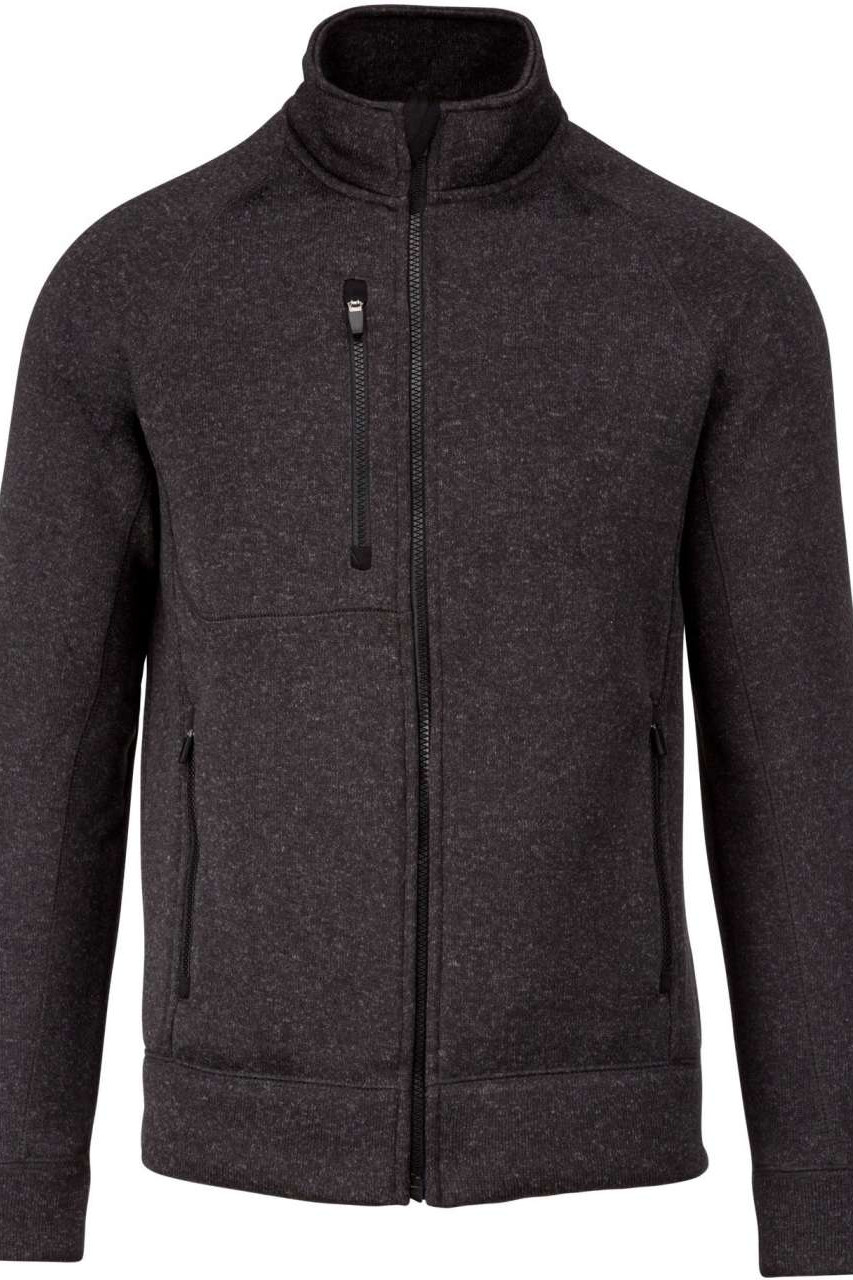 MEN'S FULL ZIP HEATHER JACKET