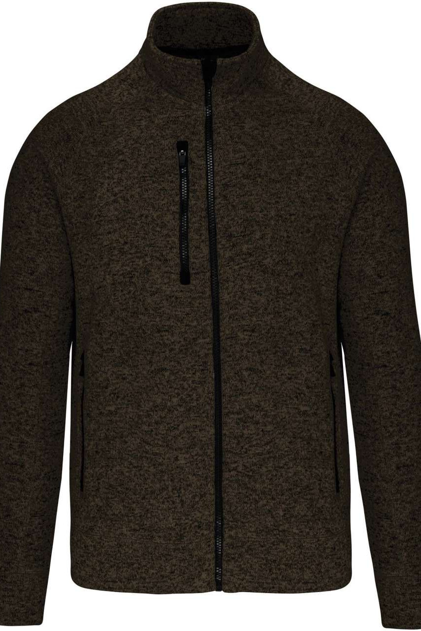 MEN'S FULL ZIP HEATHER JACKET