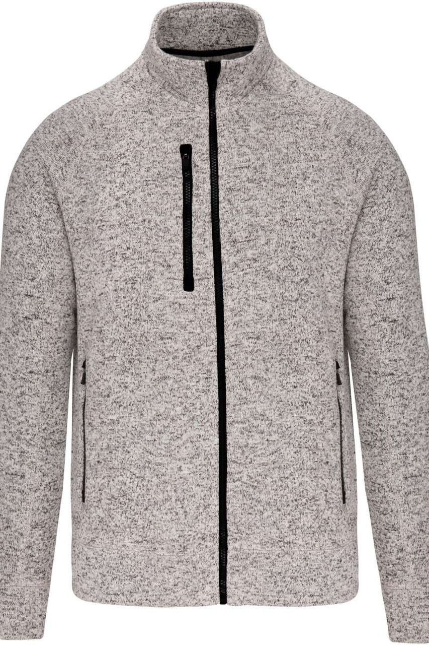 MEN'S FULL ZIP HEATHER JACKET