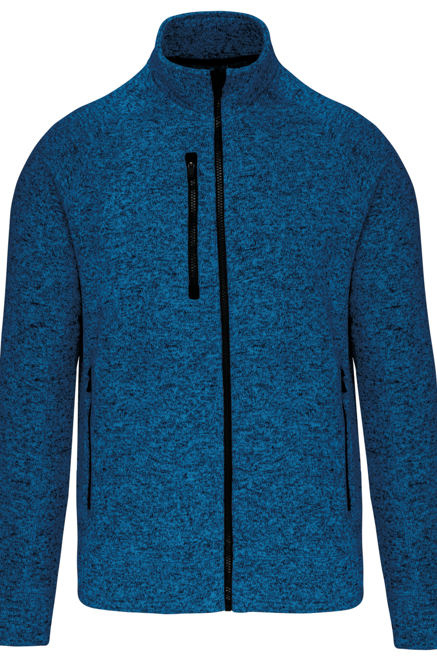MEN'S FULL ZIP HEATHER JACKET