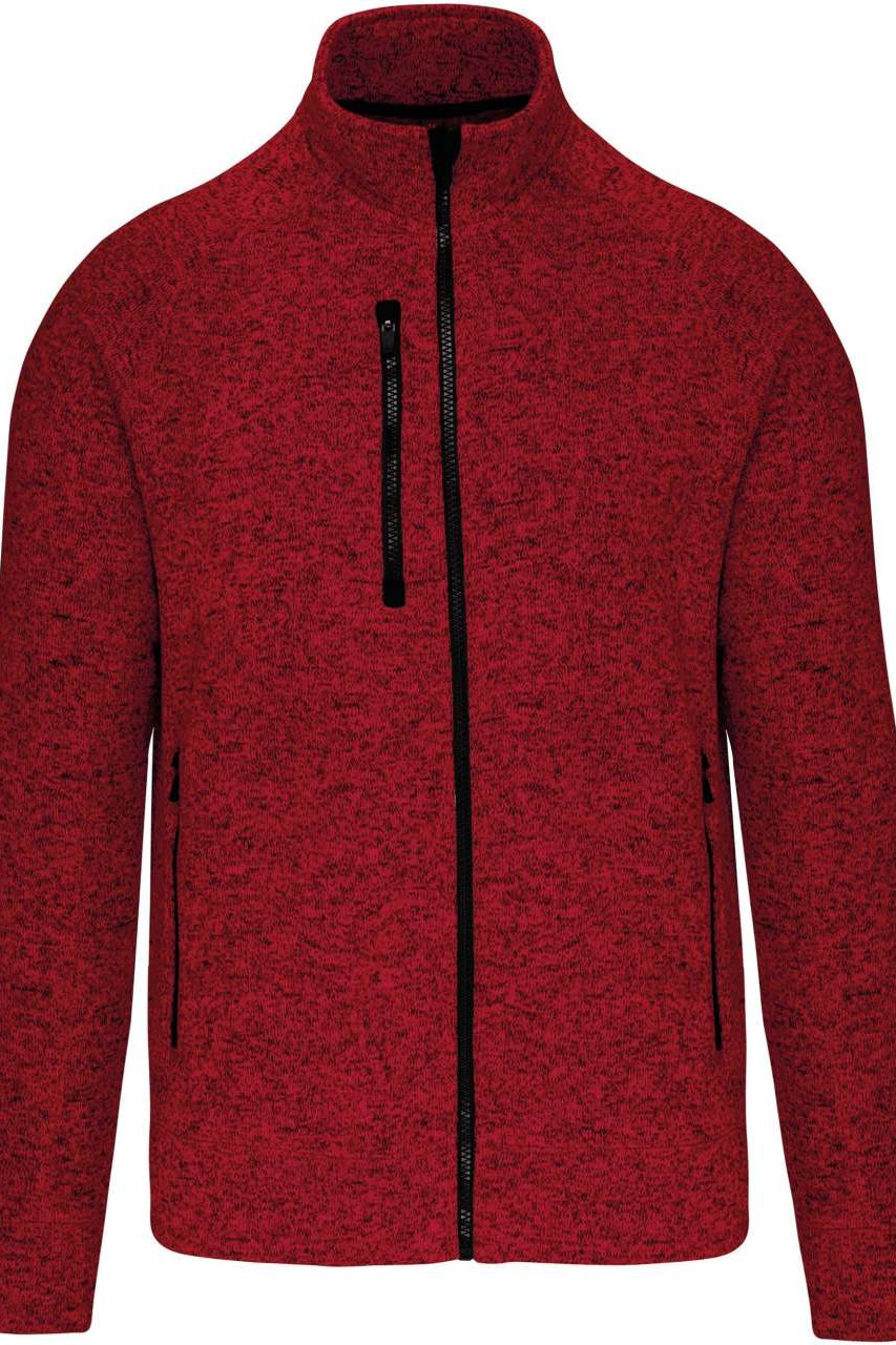 MEN'S FULL ZIP HEATHER JACKET