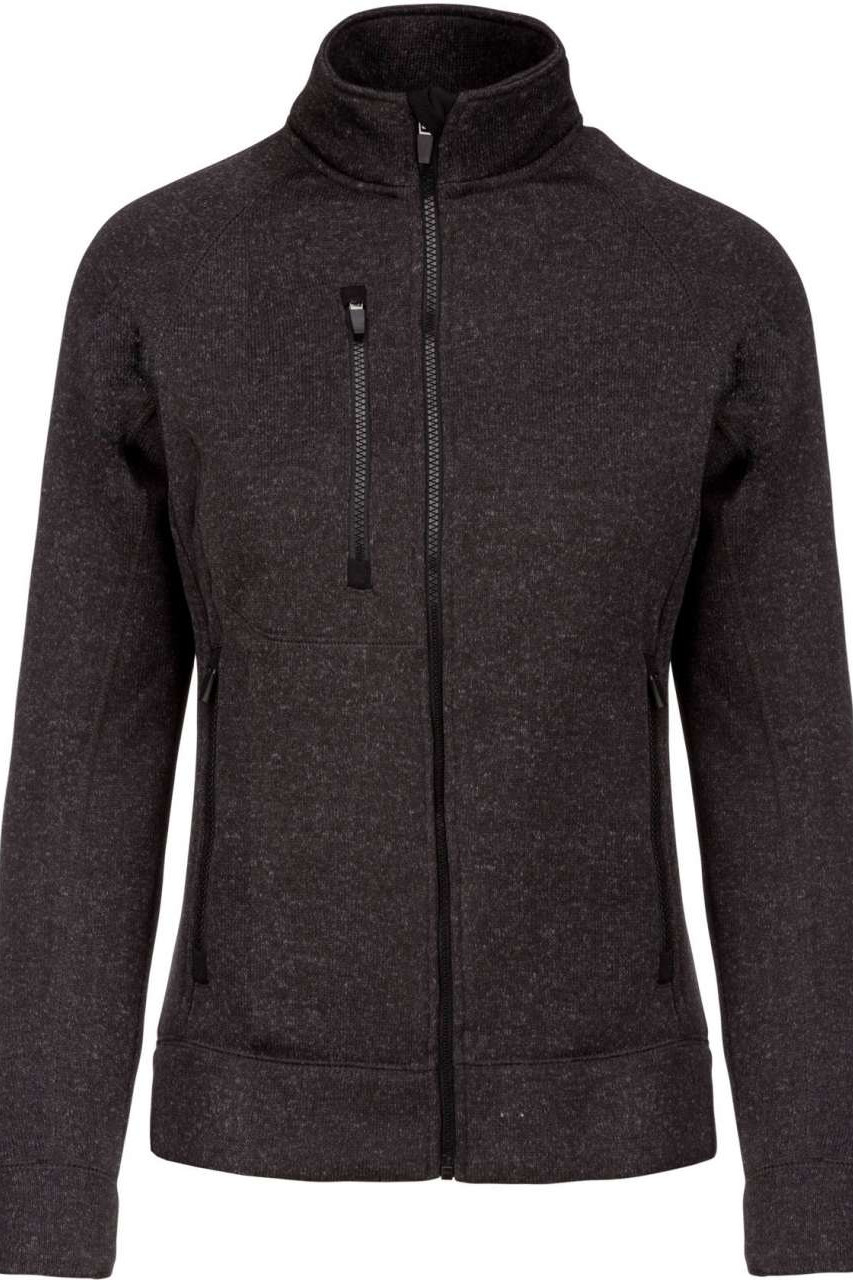 LADIES' FULL ZIP HEATHER JACKET