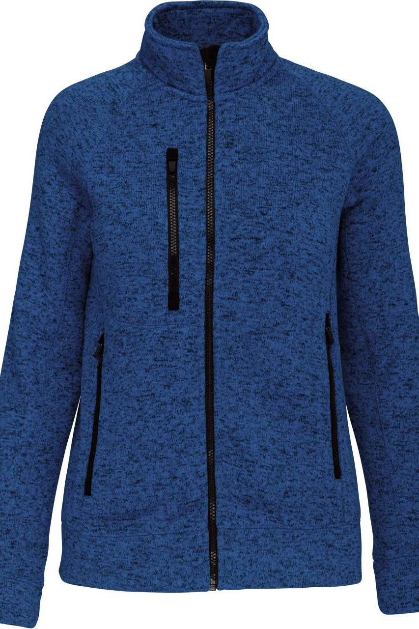 LADIES' FULL ZIP HEATHER JACKET