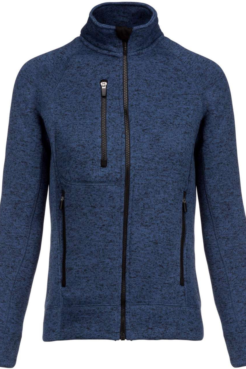 LADIES' FULL ZIP HEATHER JACKET