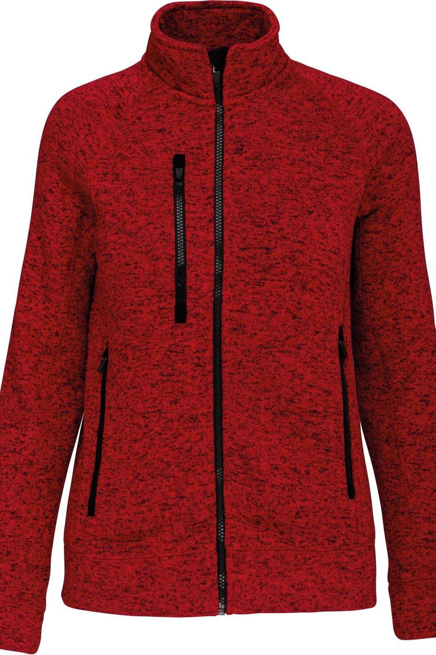 LADIES' FULL ZIP HEATHER JACKET