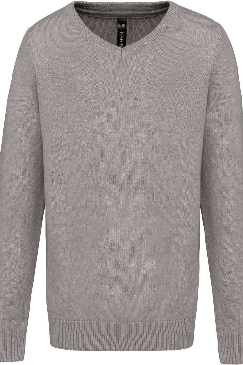 KIDS' V-NECK JUMPER