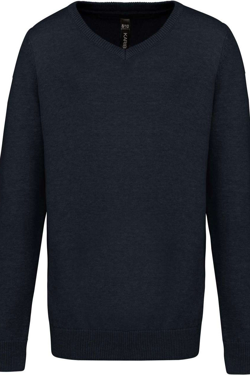 KIDS' V-NECK JUMPER