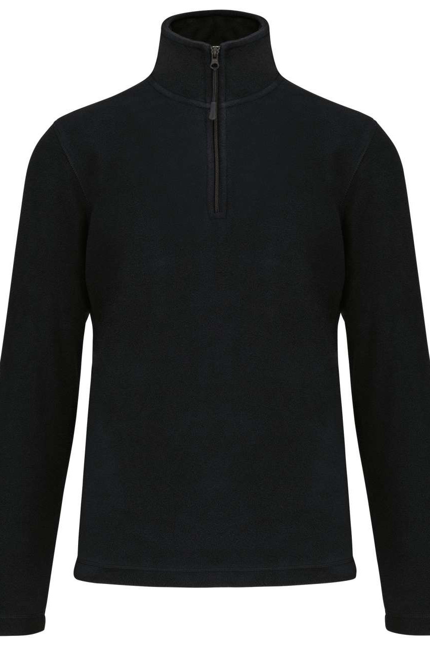 ENZO - ZIP NECK MICROFLEECE JACKET