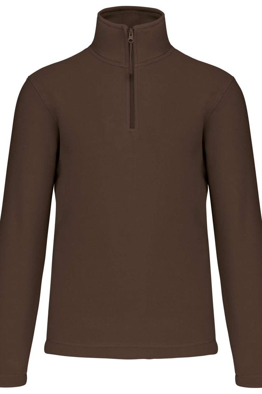 ENZO - ZIP NECK MICROFLEECE JACKET
