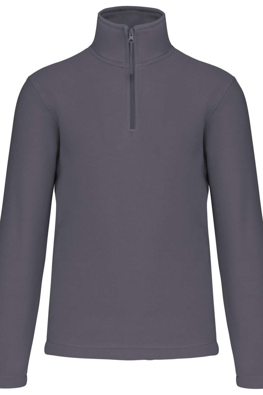 ENZO - ZIP NECK MICROFLEECE JACKET
