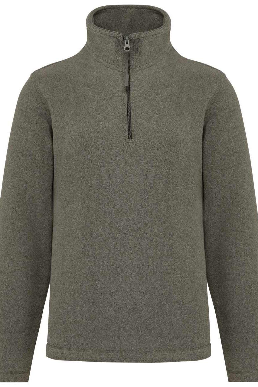 ENZO - ZIP NECK MICROFLEECE JACKET