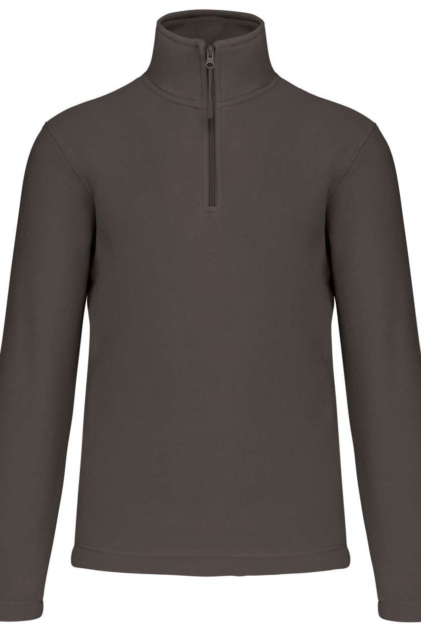 ENZO - ZIP NECK MICROFLEECE JACKET