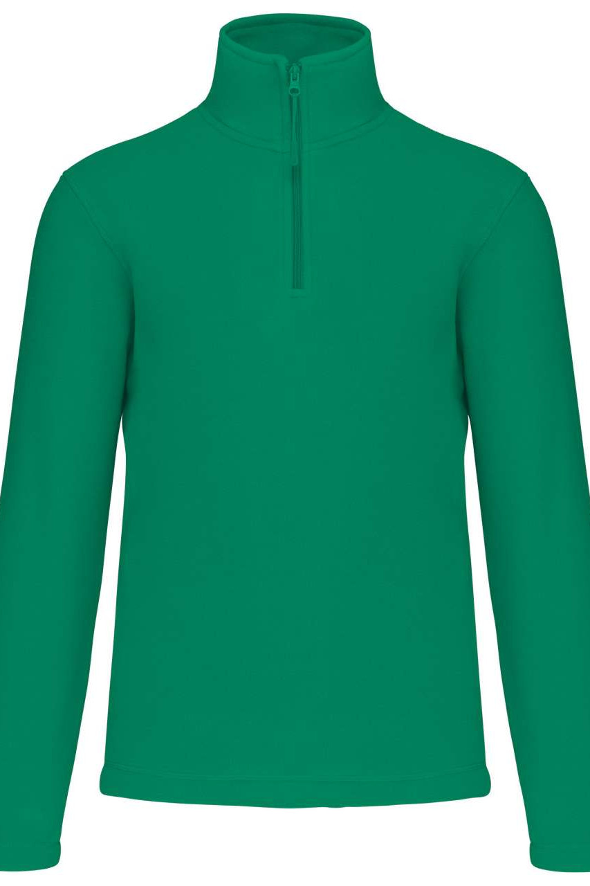 ENZO - ZIP NECK MICROFLEECE JACKET