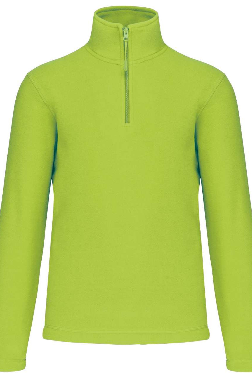 ENZO - ZIP NECK MICROFLEECE JACKET