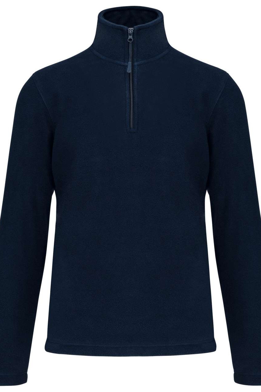ENZO - ZIP NECK MICROFLEECE JACKET