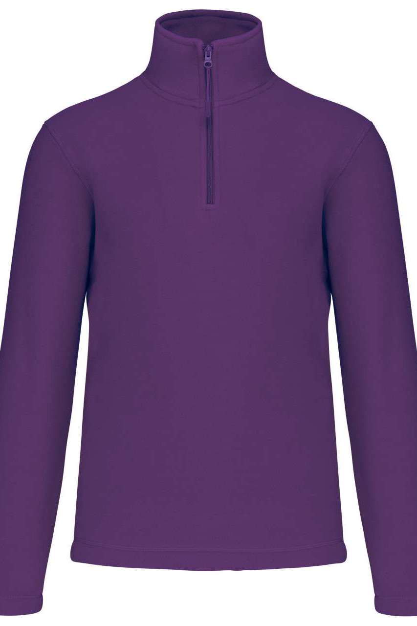 ENZO - ZIP NECK MICROFLEECE JACKET